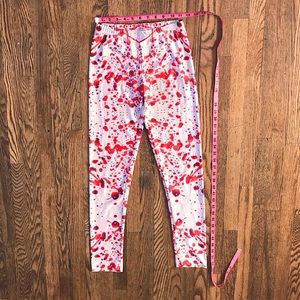 Blood splatter leggings